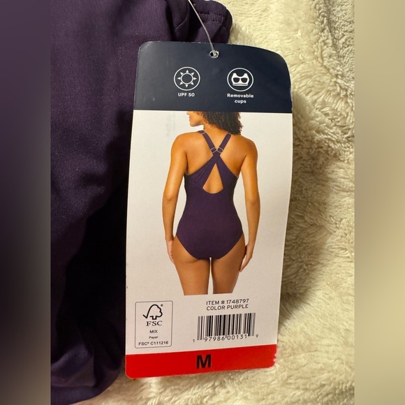 Lands End Grecian Style  Swimsuit - Picture 9 of 9